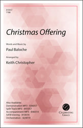 Christmas Offering TTBB choral sheet music cover